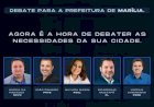 Band realiza hoje debate com candidatos à Prefeitura de Marília