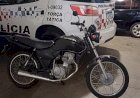 PM recupera moto furtada em Marília