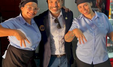 João Pinheiro retorna à Avenida João Ramalho e reafirma compromisso com trabalhadores e comerciantes