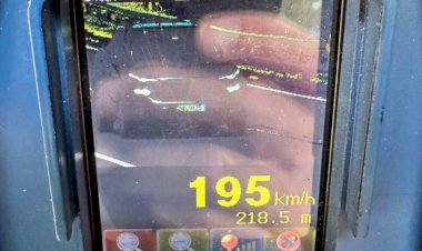 Polícia Rodoviária Federal flagra motorista a quase 200km/h na BR-153