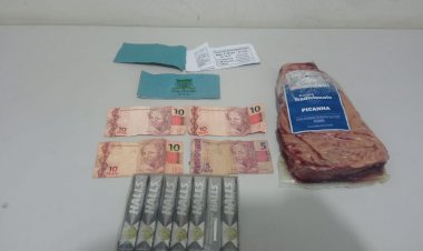 Ladrão de picanha é preso em Pompeia