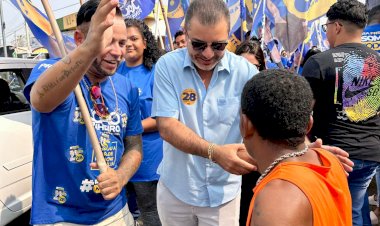 João Pinheiro reforça apoio ao comércio local em visita à Feira do Rolo, na zona sul de Marília
