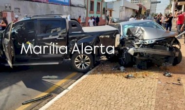 Acidente deixa motociclista ferida e chama atenção na São Luiz