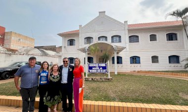 João Pinheiro visita a Maternidade Gota de Leite e reforça compromisso com a saúde de Marília