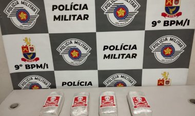 PM apreende adolescente com tijolos de maconha na rodoviária de Marília