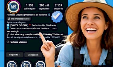 TURISMO COM CREDIBILIDADE!  Hadassa Viagens conquista verificação do Instagram