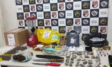 Casal envolvido no tráfico de drogas é preso em Marília