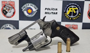 Homem é preso por posse ilegal de arma de fogo em Marília