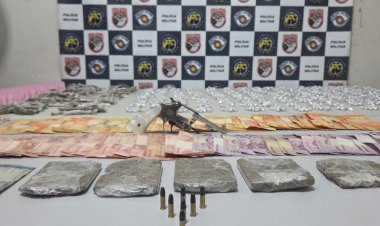 Força Tática prende homem com drogas, dinheiro e revólver na zona sul de Marília