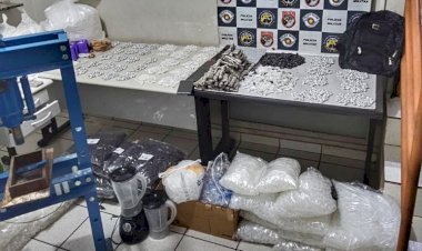 Força Tática apreende cerca de R$ 1 milhão em drogas em Marília; três são presos