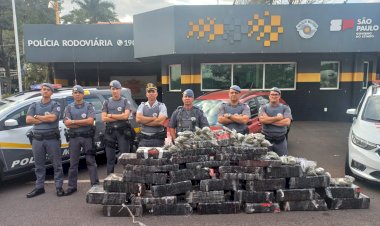 Polícia prende mulher com mais de 500 kg de maconha na SP-333 em Marília