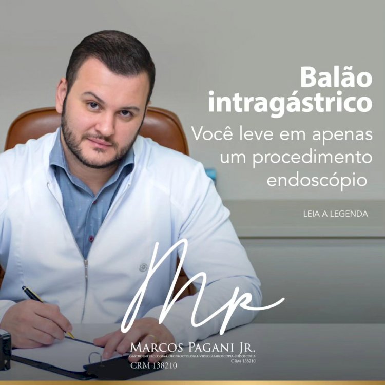 Balão intragástrico. Você leve em apenas um procedimento endoscópio