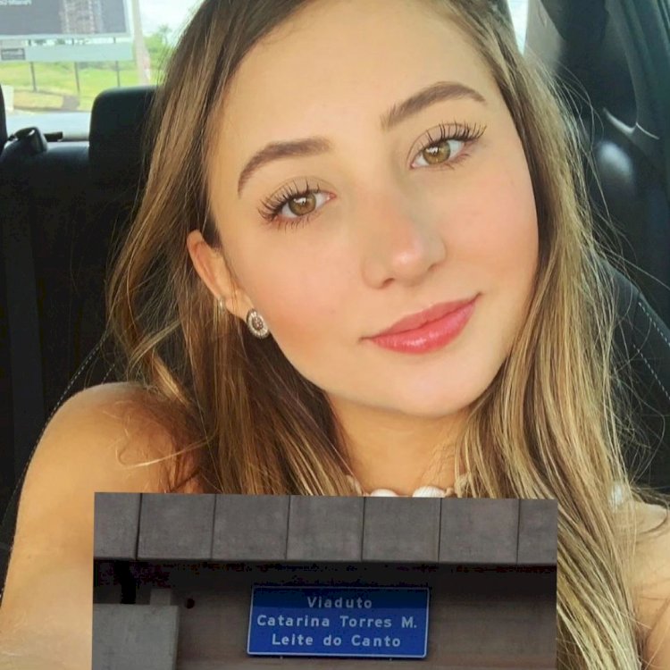 Viaduto recebe nome de estudante que morreu atingida por caminhonete na contramão: 'Sempre vai estar com a gente', diz mãe
