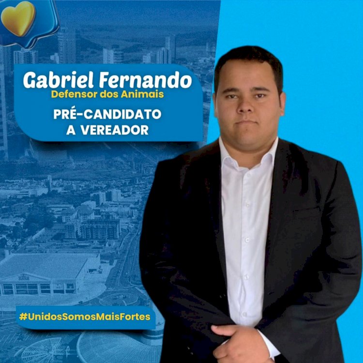 Gabriel Fernando Diretor da ONG Spaddes é pré-candidato a vereador por Marília