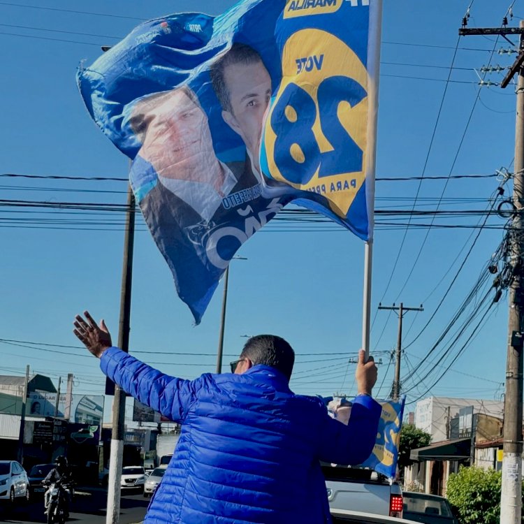 João Pinheiro Mobiliza Marília com Carreata na Zona Oeste