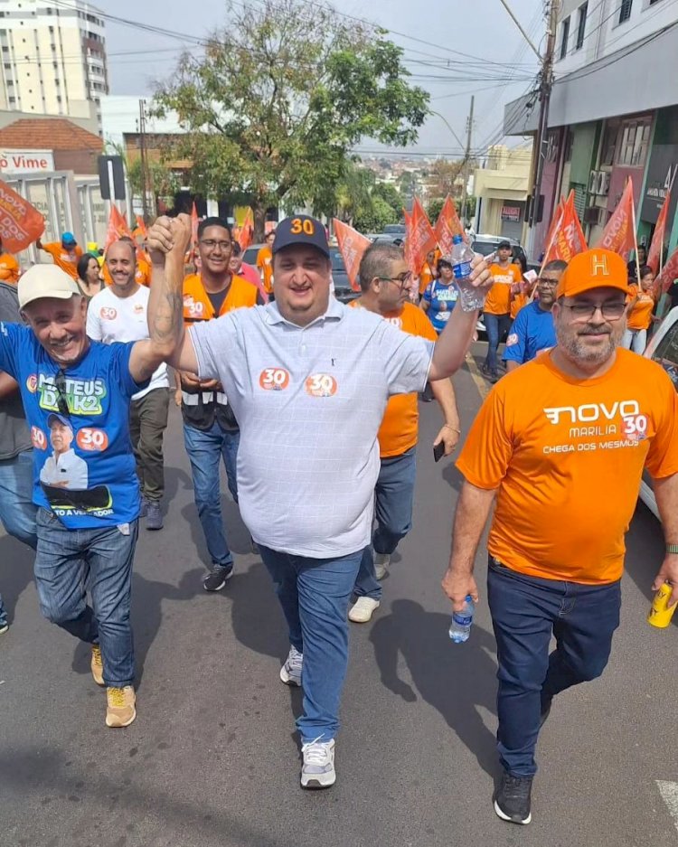 FENÔMENO LARANJA! Caminhada da Mudança traz a cor do otimismo para o centro de Marília