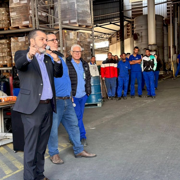 João Pinheiro Apresenta Plano de Governo a Funcionários da Marcon Metalúrgica e Destaca Potencial Industrial de Marília