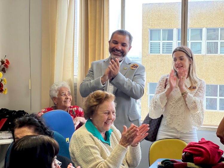 Candidato João Pinheiro Apresenta Propostas e Troca Experiências em Visita ao Sindicato dos Aposentados