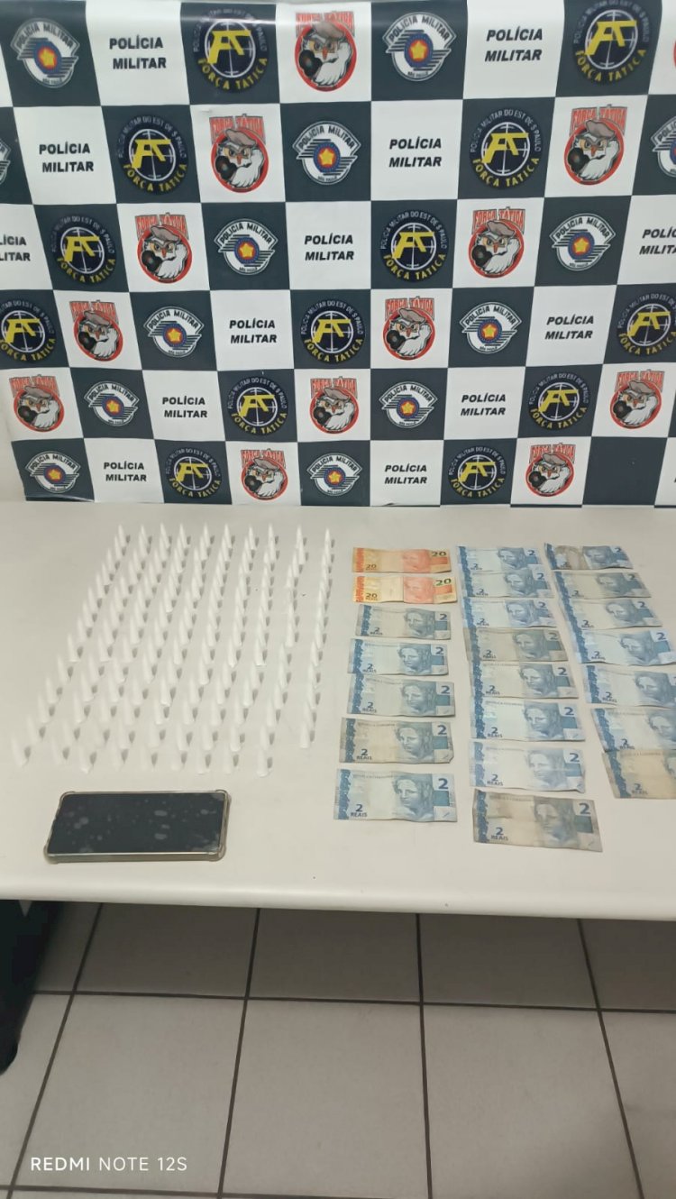 Polícia Militar prende traficante “trabalhando” na zona Norte de Marília
