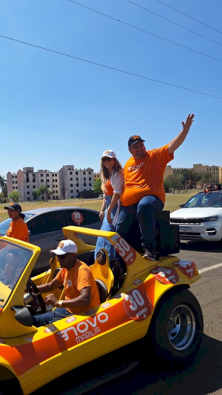 Grande e última carreata desperta eleitores para hora da mudança com Garcia da Hadassa