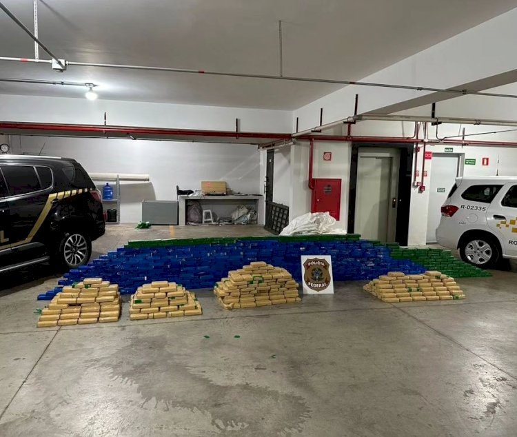 Homem é preso transportando carga de cocaína avaliada em R$ 50 milhões. Ocorrência foi apresentada na PF de Marília
