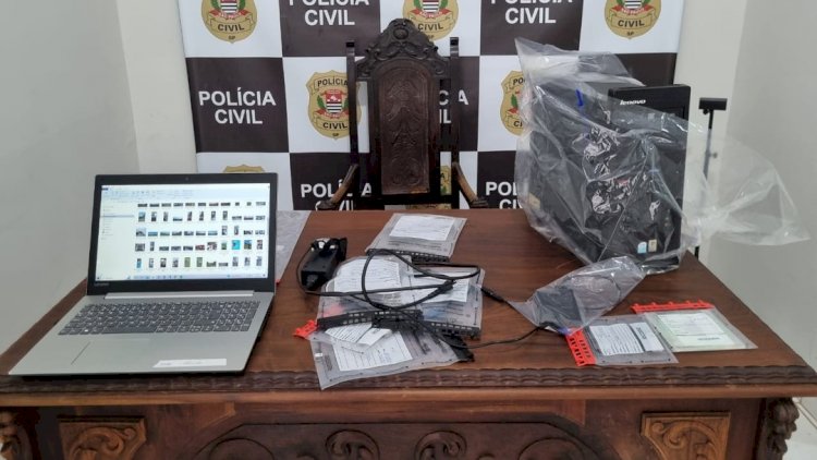 Homem é preso por posse de imagens de abuso e exploração sexual infantil em Cemitério de Marília