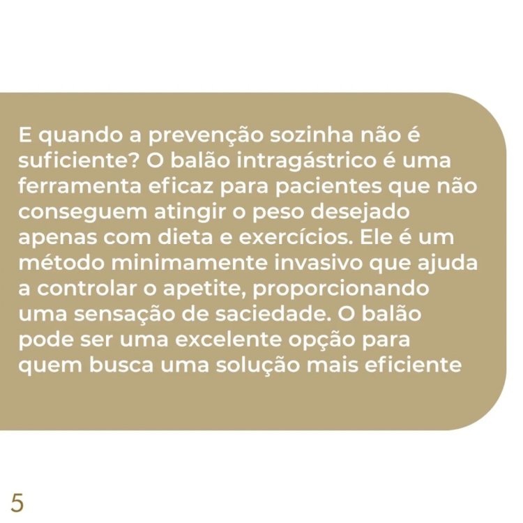 Balão Intragástrico  para chegar em forma no verão