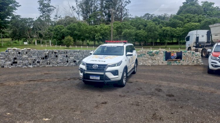Maior apreensão em rodovias paulistas! Trio é preso com mais de 3 toneladas de cocaína em Assis; droga foi avaliada em R$ 130 milhões