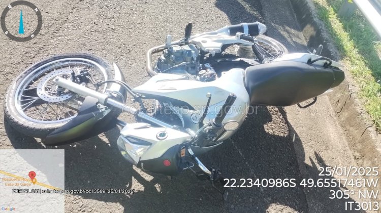 Motociclista morre em grave acidente na SP-294