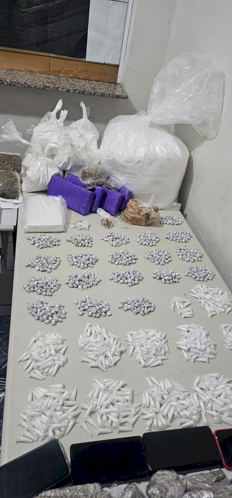 Força Tática apreende cerca de R$ 1 milhão em drogas em Marília; três são presos