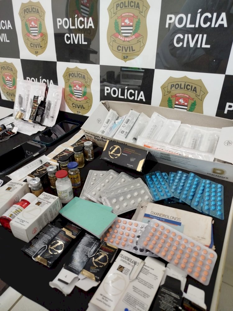 Operação Fake Natty: Polícia Civil prende dois homens por comércio ilegal de anabolizantes em Marília