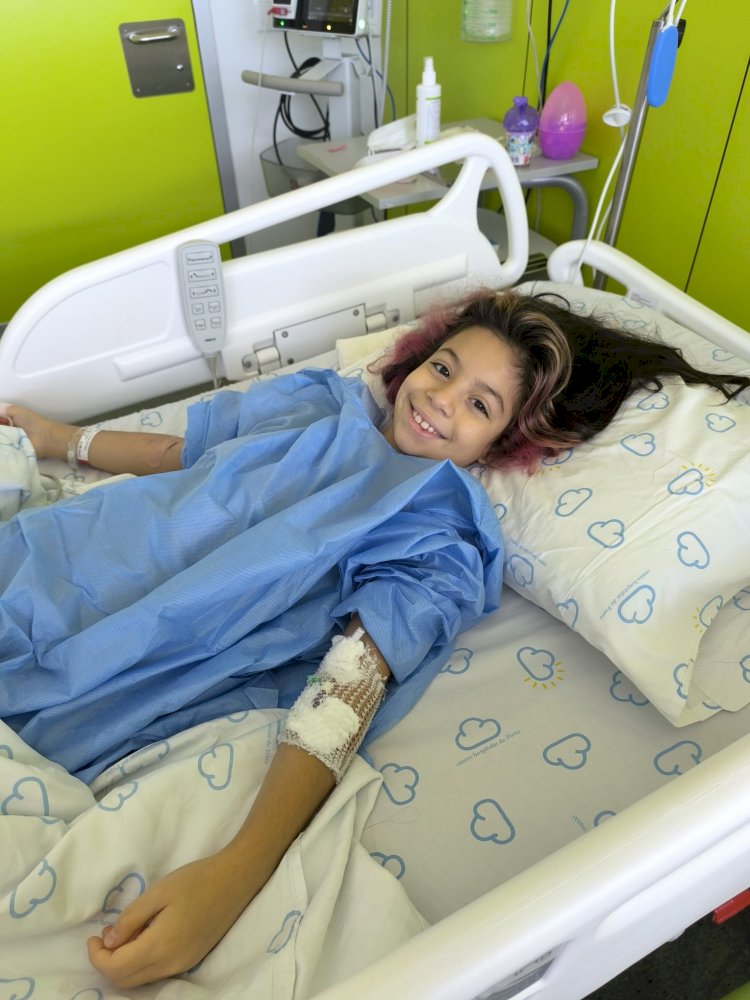 Família de Marília faz apelo por doadores de medula óssea para salvar Lorena, de 9 anos.