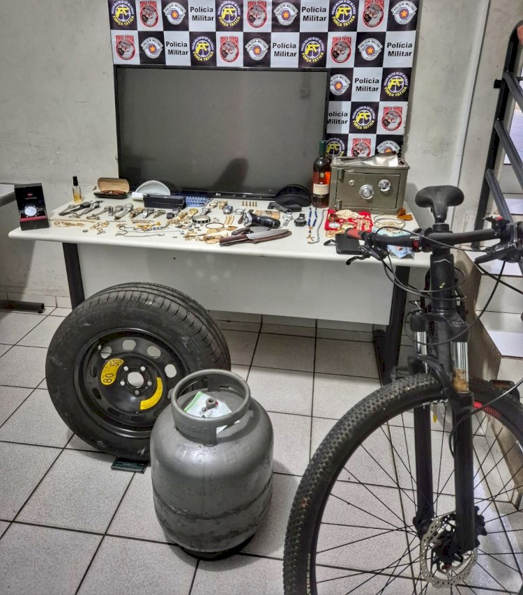 Criminoso invade residência, rouba veículo e é preso minutos depois pela Força Tática em Marília