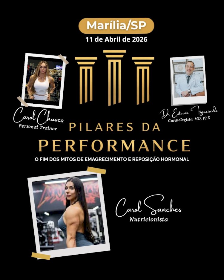 Marília recebe “Pilares da Performance” com Carol Chaves e Dr. Estevão Tavares