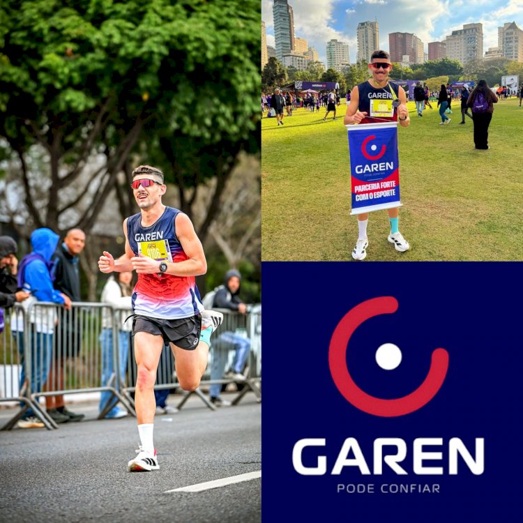 Matheus Henrique, atleta da Garen Automação, conquista 1º lugar na categoria e 4º lugar geral na Grande Corrida Netshoes, em São Paulo